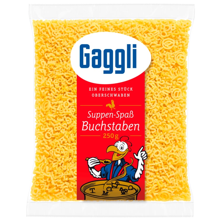 Gaggli Suppen-Spaß Buchstaben 250g
